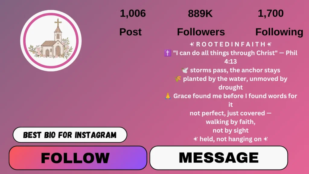Bible verses for Instagram bio