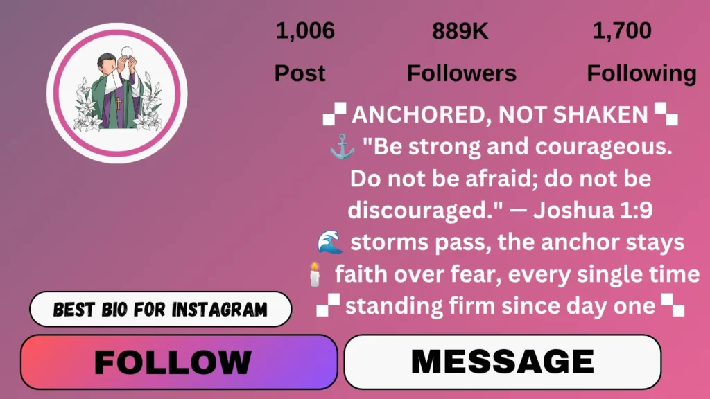 Bible verses for an Instagram bio for a boy
