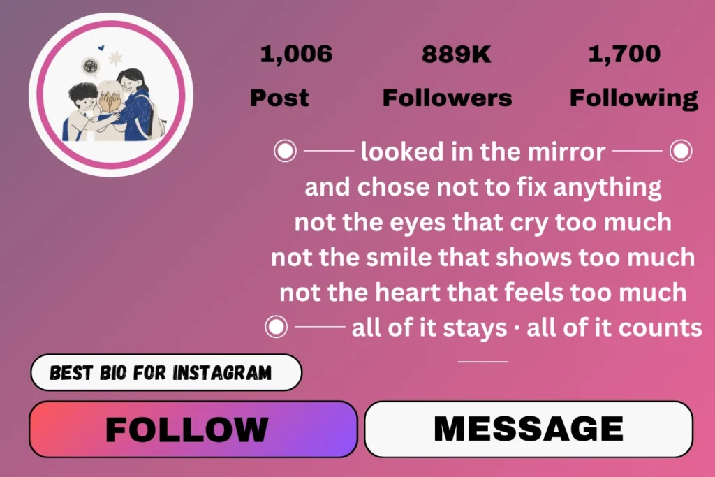 Self love captions for instagram bio