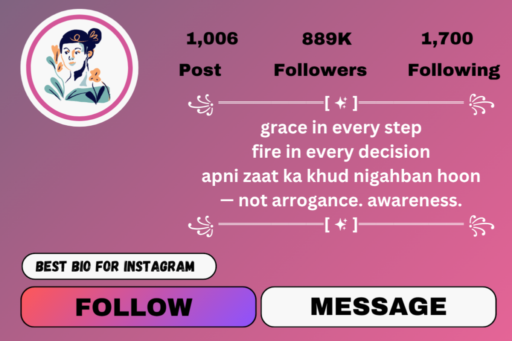 Self love classy instagram bio self love