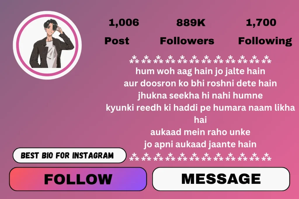 instagram attitude shayari