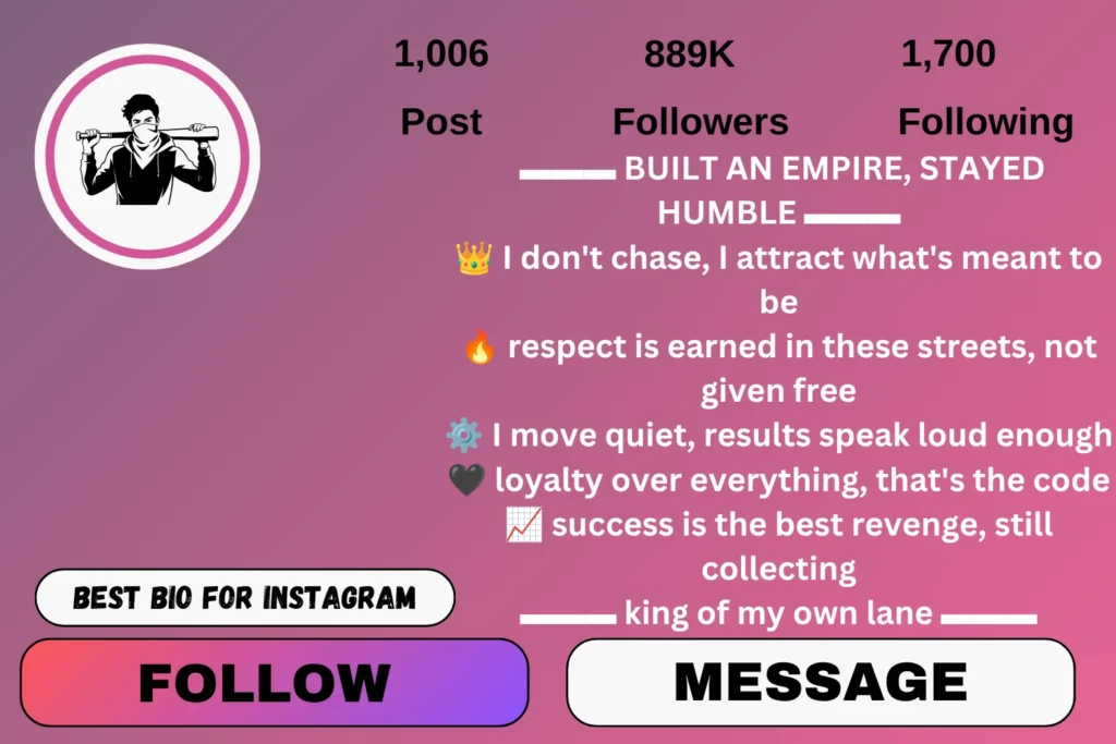 Best Gangster Bio for Instagram