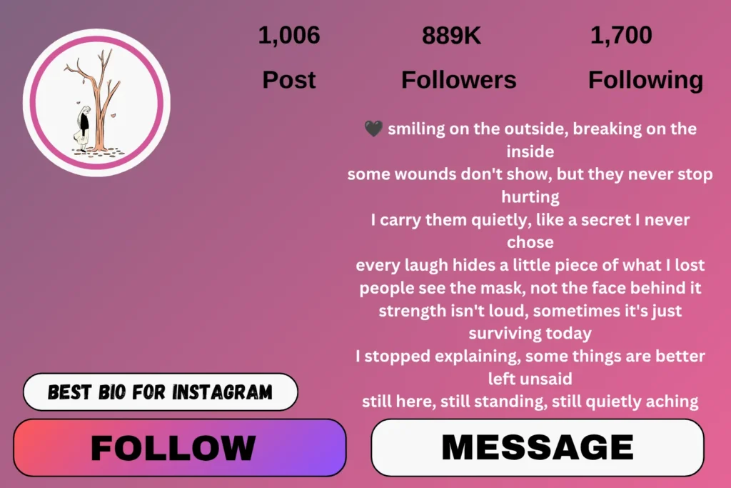 Best Sad Bio for Instagram