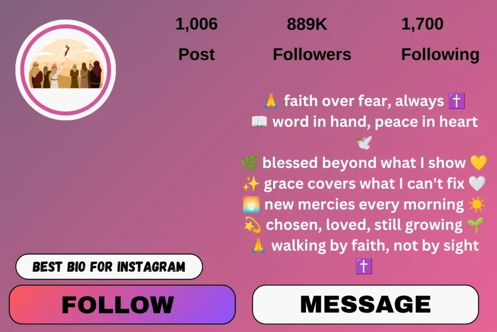 Christian Bios With Emoji