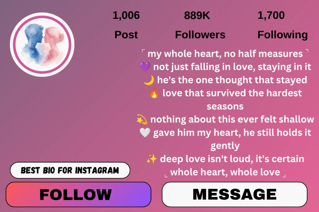 Couple couple deep love bio for Instagram