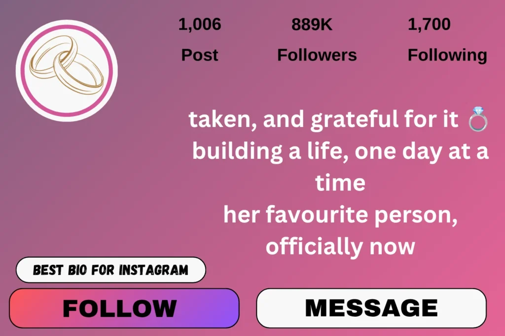 Engagement bio for Instagram for boy