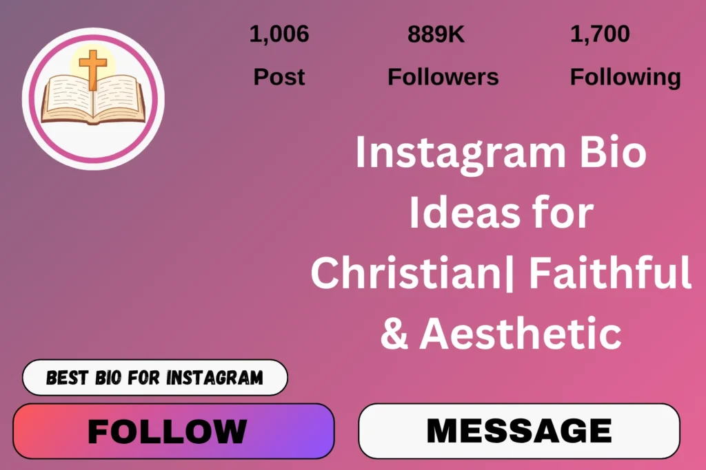 Instagram Bio Ideas for Christian| Faithful & Aesthetic