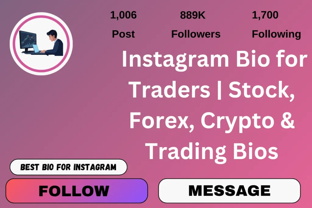 Instagram Bio for Traders | Stock, Forex, Crypto & Trading Bios
