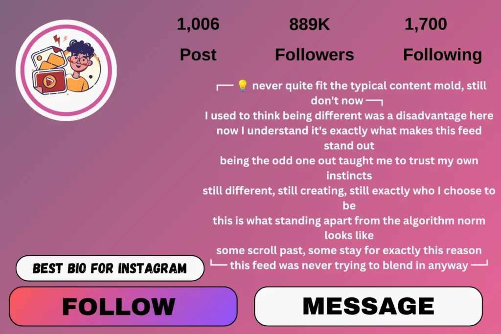 Unique Reel Creator Bio for Instagram